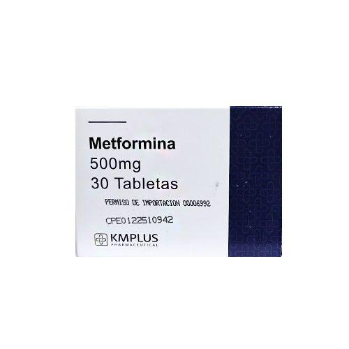 METFORMINA 500MG X 30 TAB KMPLUS