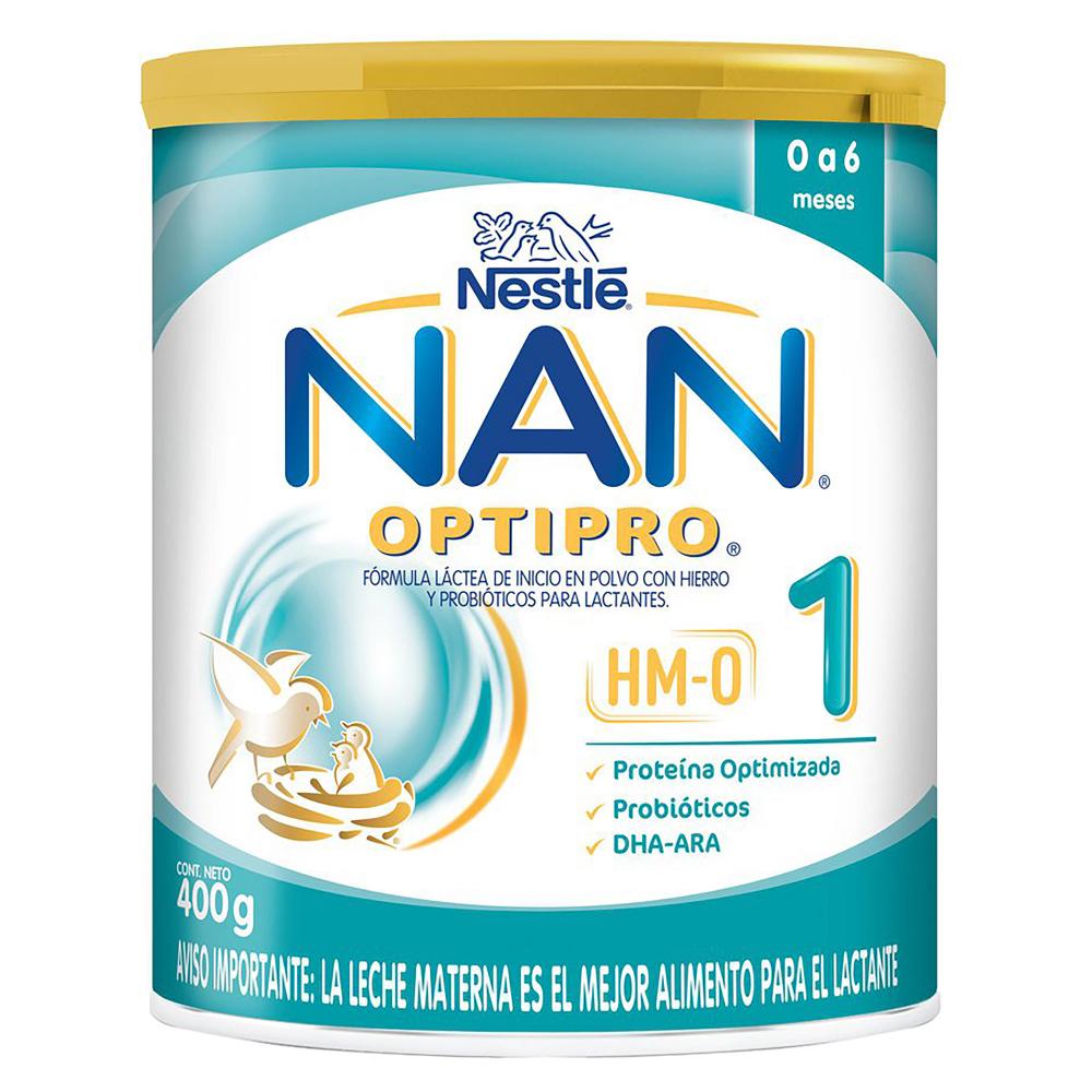 NAN 1 OPTI-PRO HMO FORMULA DE 0 A 6 MESES 400 G NESTLE