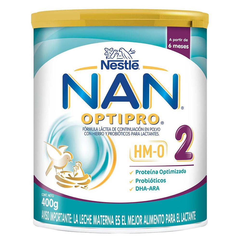 NAN 2 OPTI-PRO HMO FORMULA DE 6 A 12 MESES 400 G NESTLE