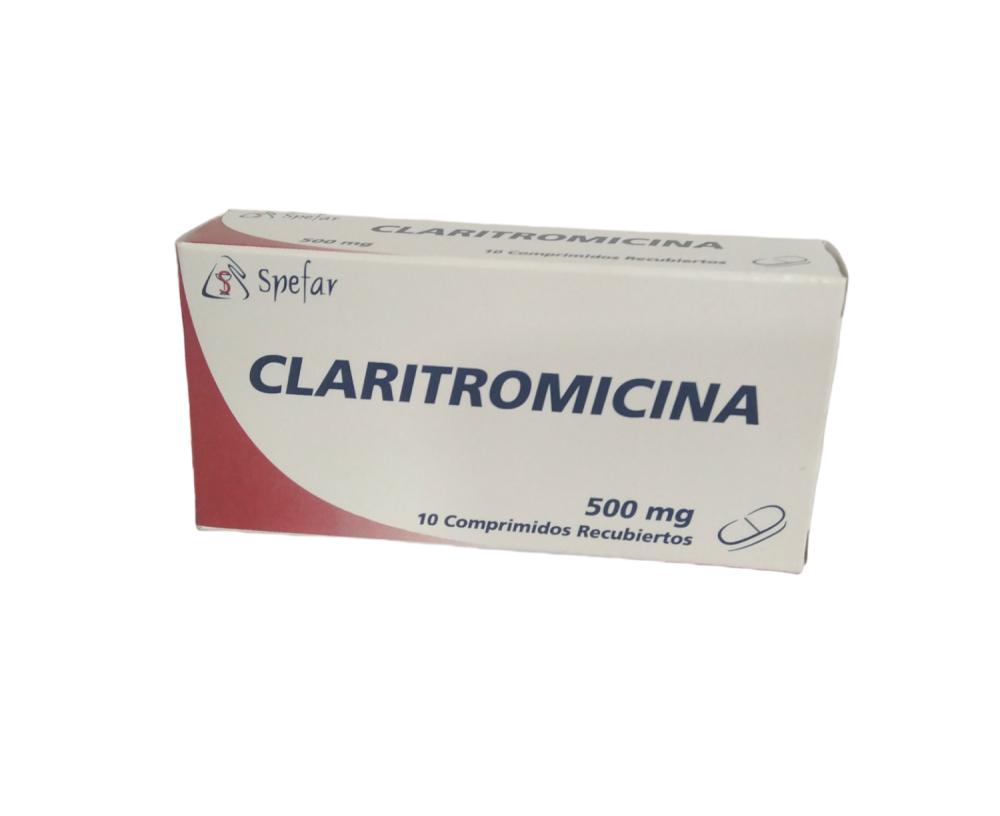 CLARITROMICINA 500MG X 10 TAB SPEFAR