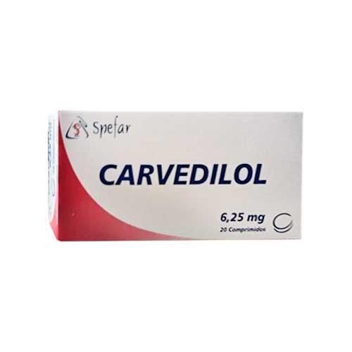 CARVEDILOL 6.25 MG X 20 COMP SPEFAR