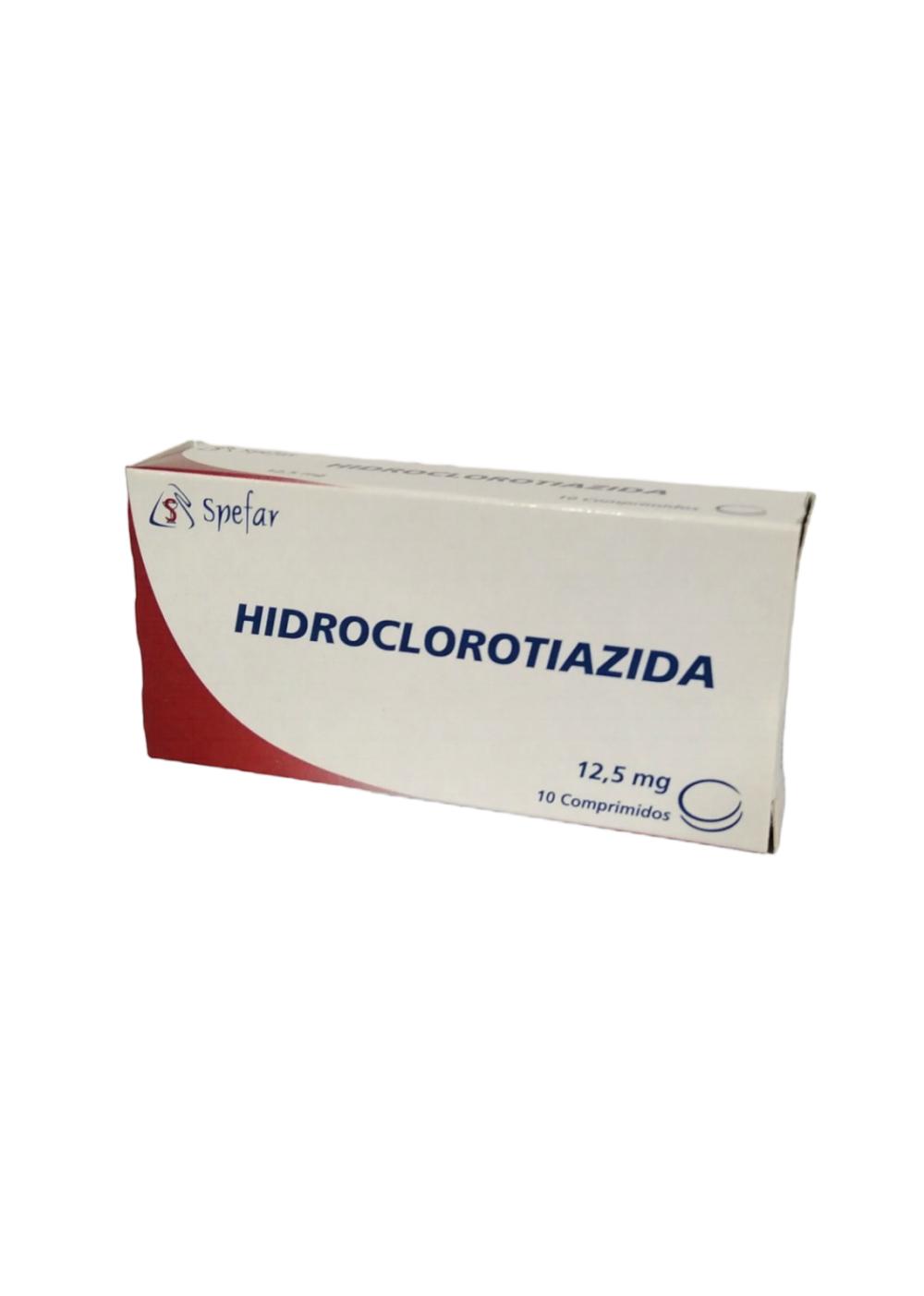 HIDROCLOROTIAZIDA 12.5 MG X 10 TAB SPEFAR