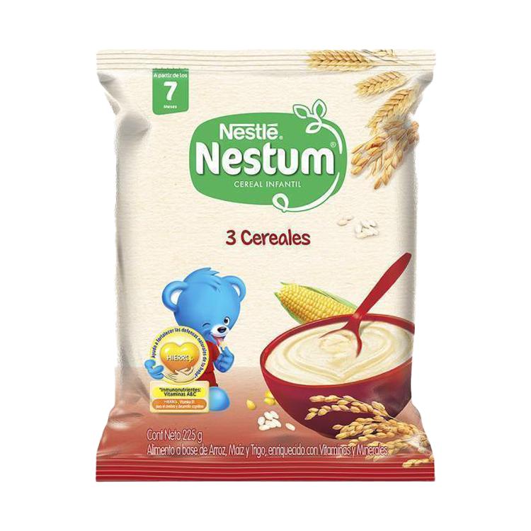 NESTUM PBIO1 3 CEREALES 225GR NESTLE