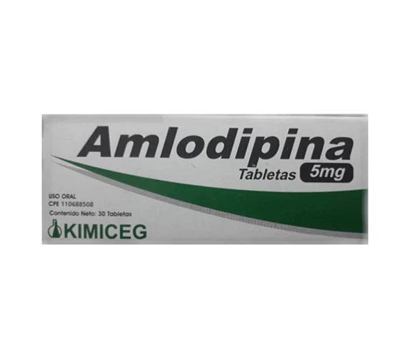 AMLODIPINA 5 MG X 30 TAB KIMICEG