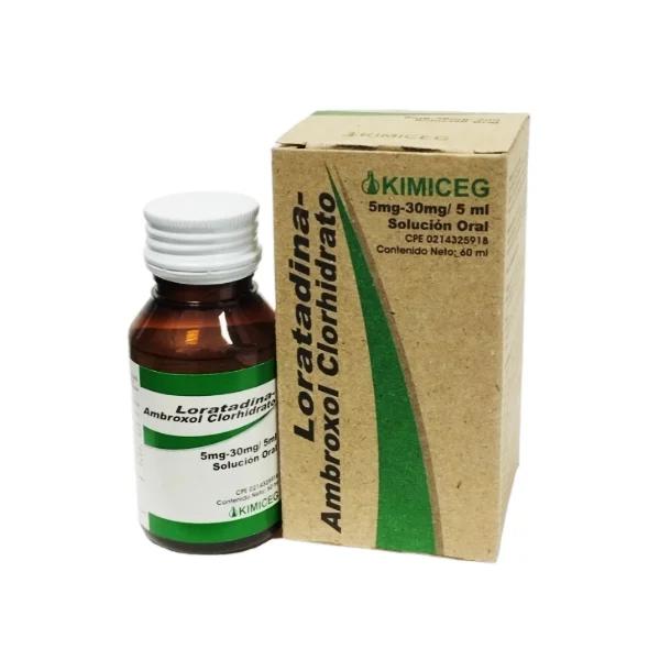 LORATADINA-AMBROXOL CLORHIDRATO 5MG-30MG 10 TAB KIMICEG
