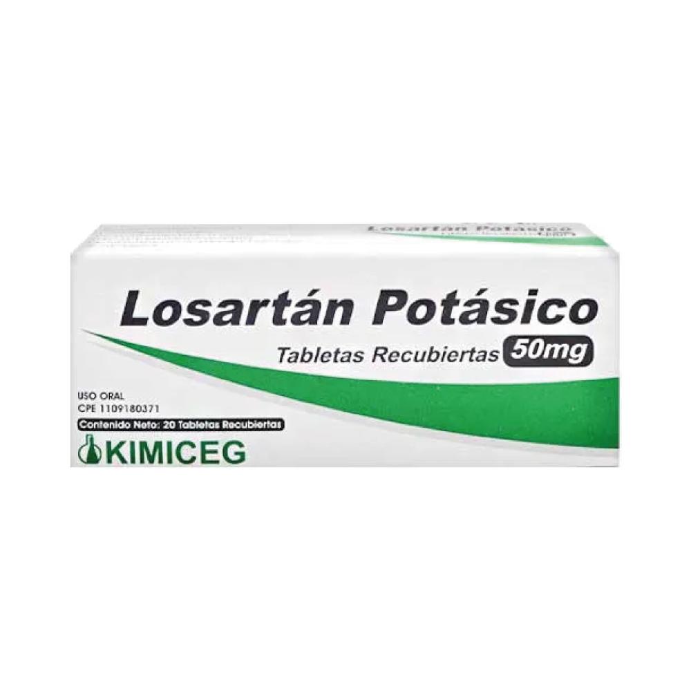LOSARTAN POTASICO 50 MG X 20 TAB KIMICEG