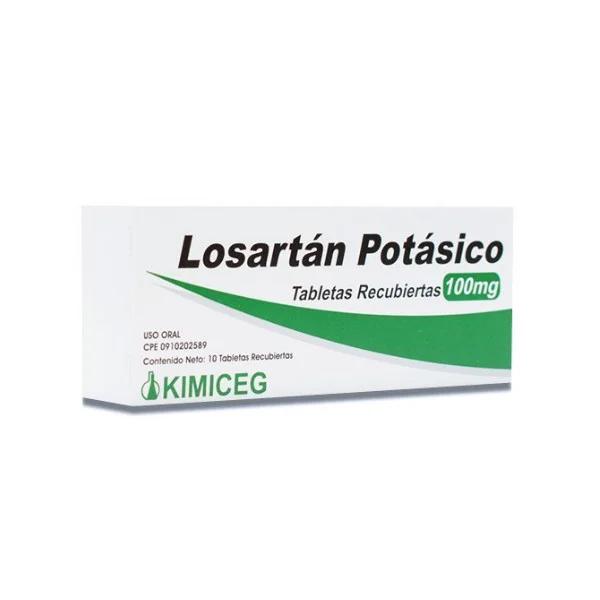 LOSARTAN POTASICO 100 MG X 10 TAB KIMICEG