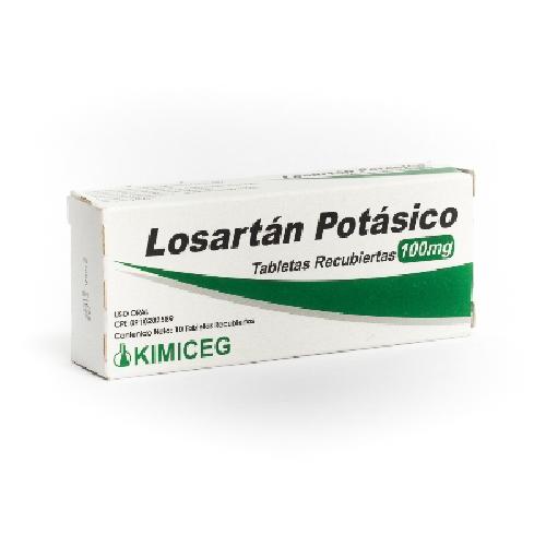 LOSARTAN POTASICO 100 MG X 30 TAB KIMICEG