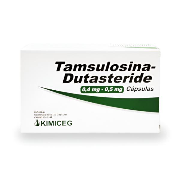 TAMSULOSINA 0.4MG DUTASTERIDE 0.5MG X 30 CAP KIMICEG