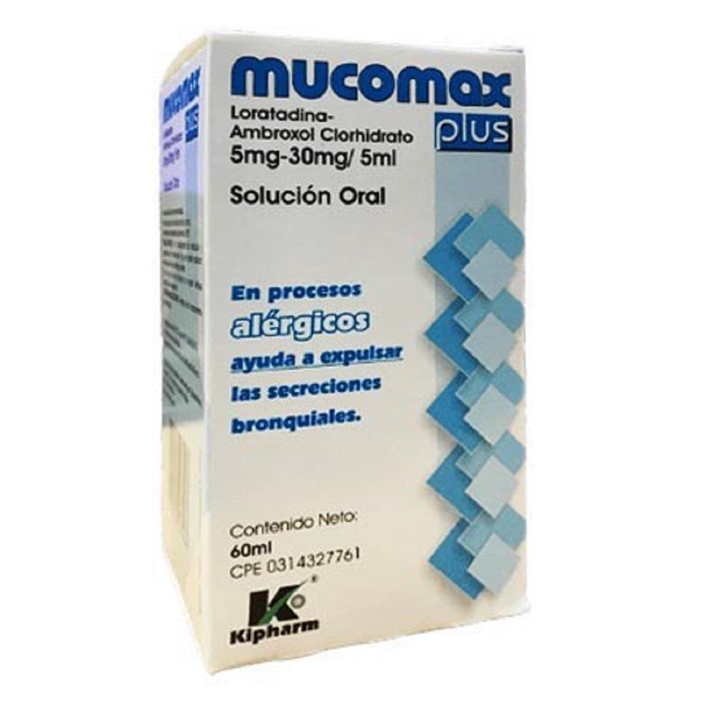 MUCOMAX PLUS (LORATADINA+AMBROXOL) 5MG-30MG / 5ML SOL ORAL 60 ML KIMICEG