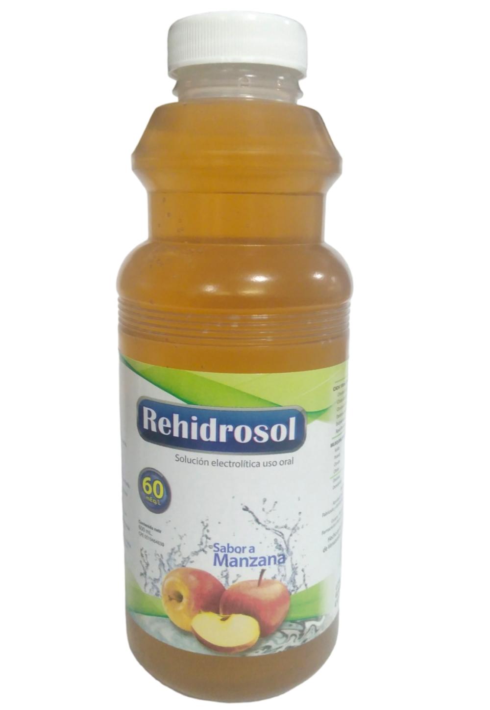 REHIDROSOL SOLUCION ELECTROLITICA ZINC SABOR A MANZANA 60MEQ/600ML BEHRENS