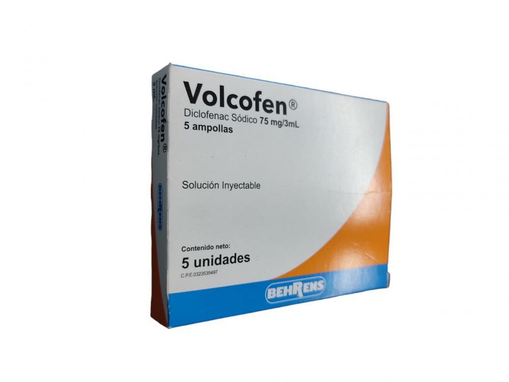 VOLCOFEN DICLOFENAC SODICO 75MG/3ML IM 5 AMP BEHRENS