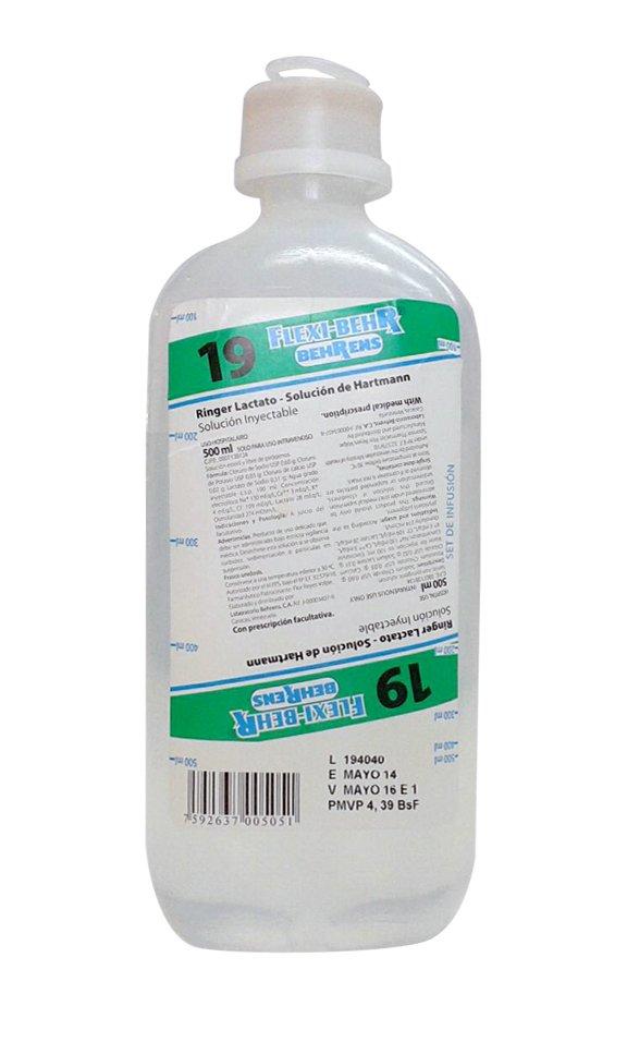 SOLUCION N°19 RINGER LACTATO (HARTMAN) 500 ML BEHRENS