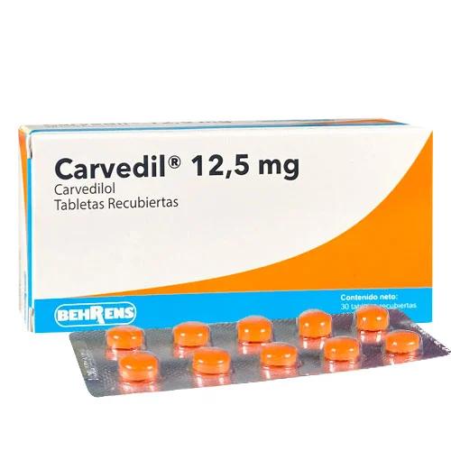CARVEDIL CARVEDILOL 12.5 MG X 30 TAB BEHRENS  