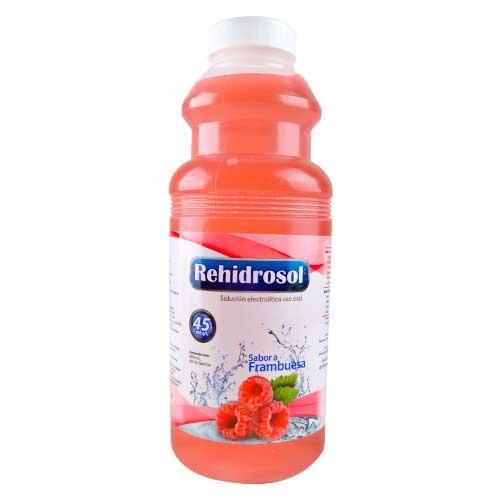 REHIDROSOL SOLUCION ELECTROLITICA SABOR A FRAMBUESA 45MEQ/600ML BEHRENS