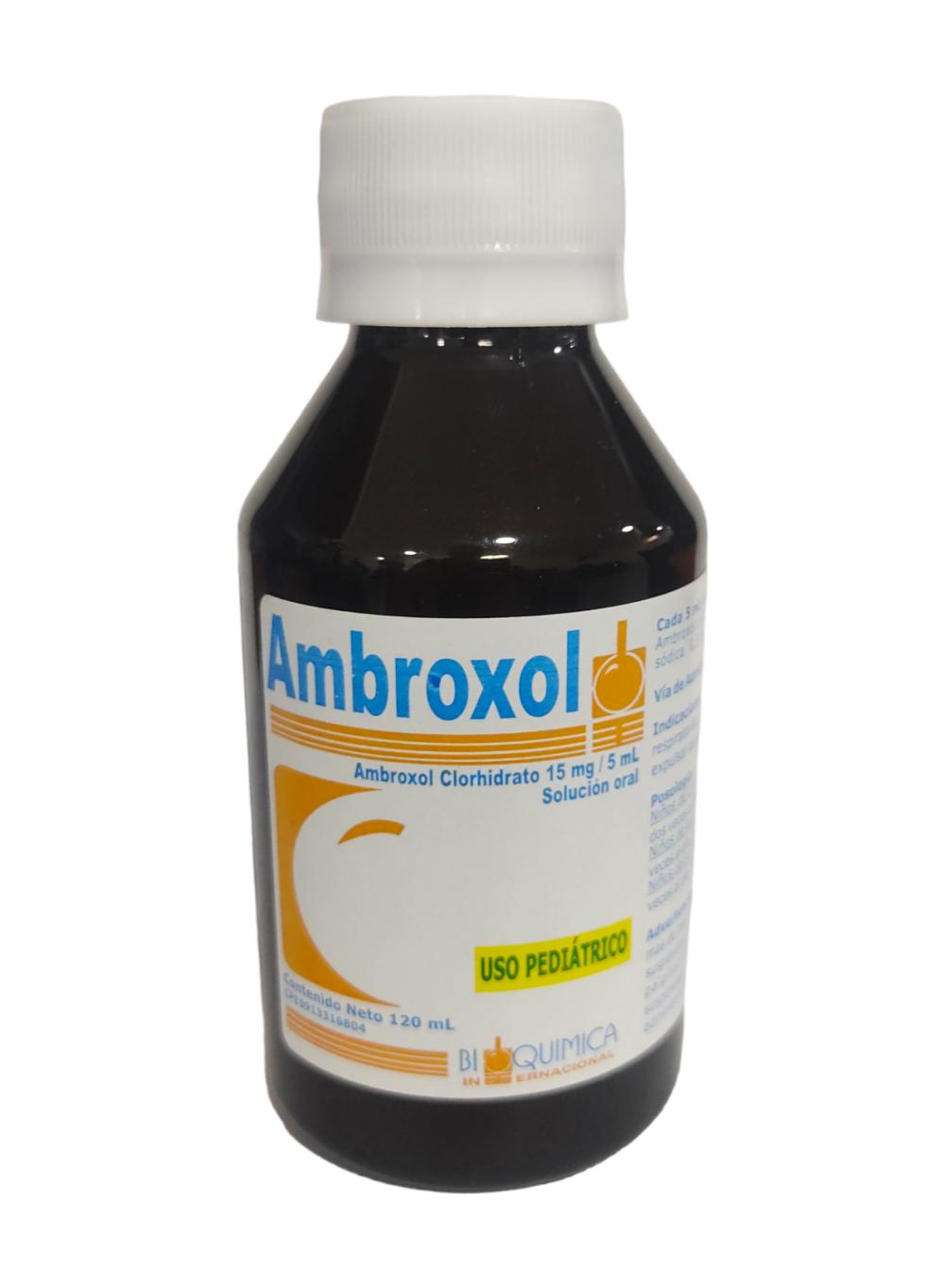 AMBROXOL CLORHIDRATO 15MG/5ML SOL ORAL PED BIOQUIMICA INTERNACIONAL