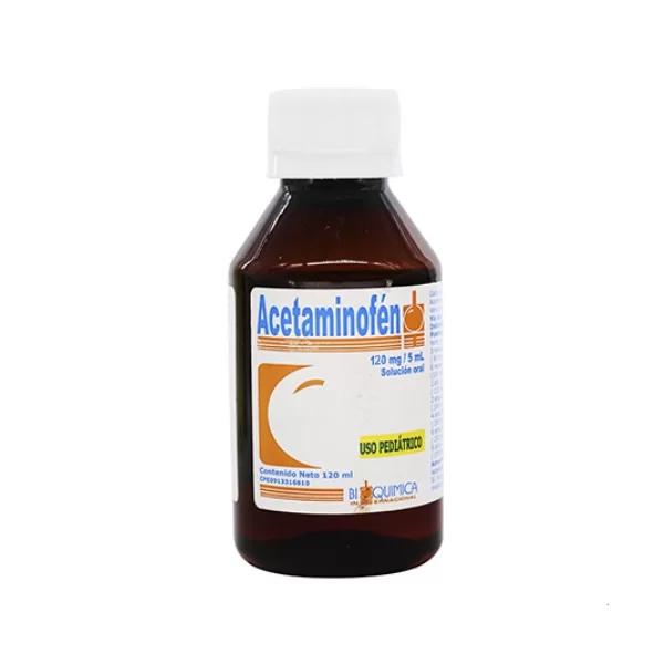 ACETAMINOFEN+CLORFENIRAMINA 125MG-1ML/5 ML SOL ORAL 120 ML BIOQUIMICA INTERNACIONAL