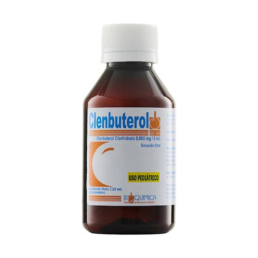 CLENBUTEROL CLORHIDRATO 0.005MG/5 ML SOL ORAL PED 120 ML BIOQUIMICA INTERNACIONAL