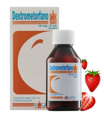 DEXTROMETORFANO 15MG/5ML JBE 120 ML BIOQUIMICA INTERNACIONAL
