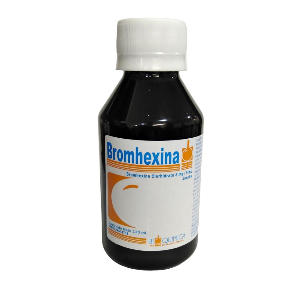 BROMEXINA CLORHIDRATO 8MG/5ML JBE 120 ML AD BIOQUIMICA INTERNACIONAL