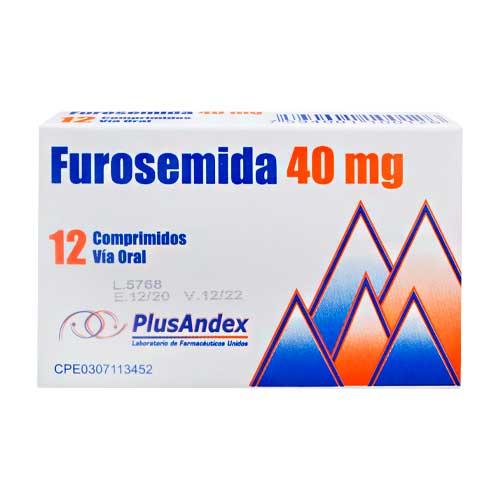 FUROSEMIDA 40 MG X 12 COMP PLUSANDEX