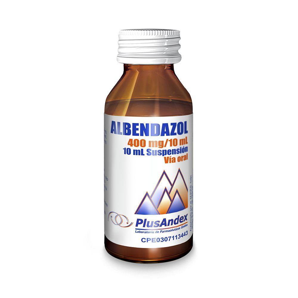 ALBENDAZOL 400MG/10ML 10 ML SUSP ORAL PLUSANDEX