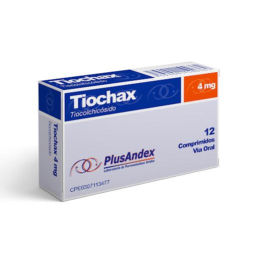 TIOCHAX TIOCOLCHICOSIDO 4MG X 12 COMP PLUSANDEX 