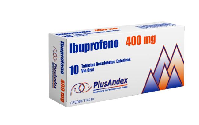 IBUPROFENO 400MG X 10 TAB RECUBIERTAS PLUSANDEX