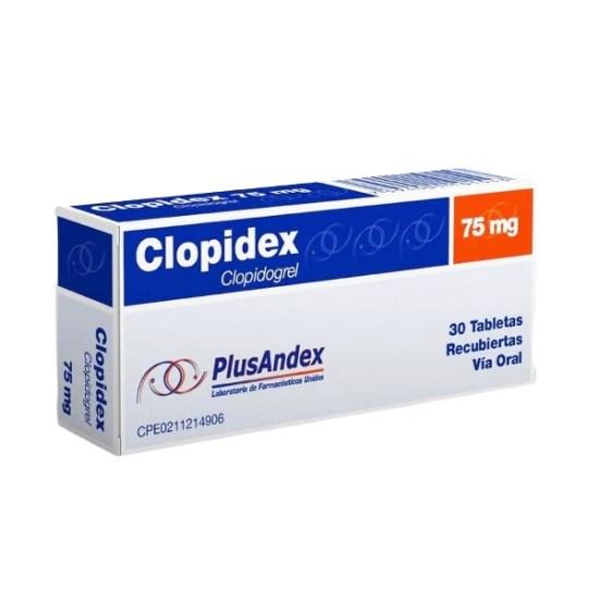 CLOPIDEX CLOPIDOGREL 75 MG X 30 TAB PLUSANDEX 