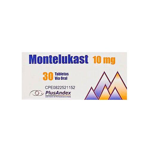 MONTELUKAST 10 MG X 30 TAB PLUSANDEX 