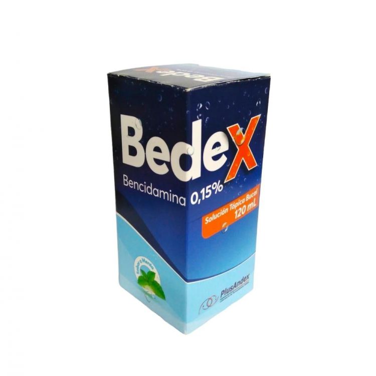 BEDEX BENCIDAMINA 0.15% SOL BUCAL X 120ML PLUSANDEX