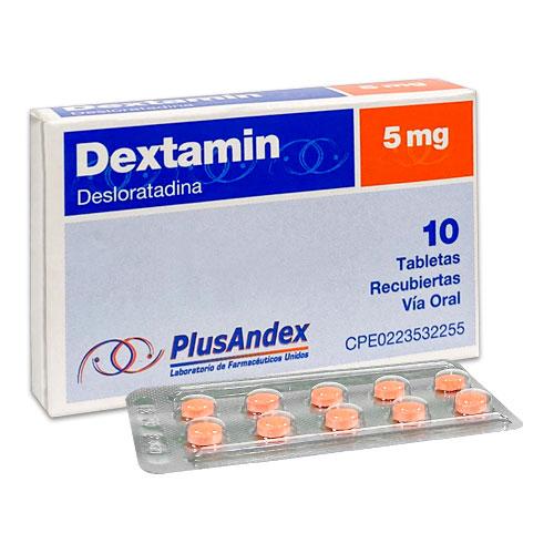 DEXTAMIN DESLORATADINA 5MG X 10 TAB PLUSANDEX