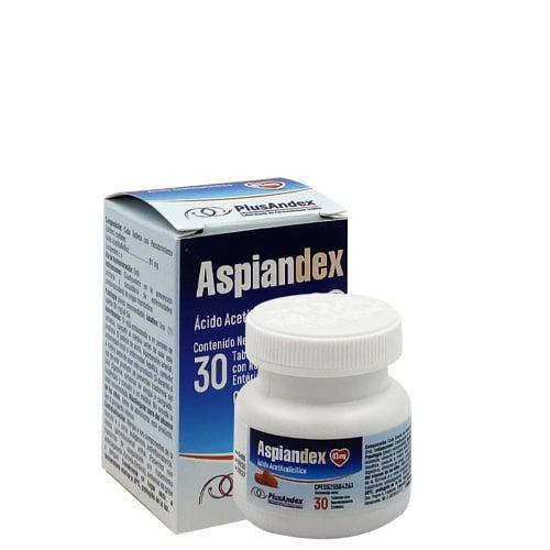 ASPIANDEX ACIDO ACETILSALICILICO 81 MG X 30 TAB PLUSANDEX