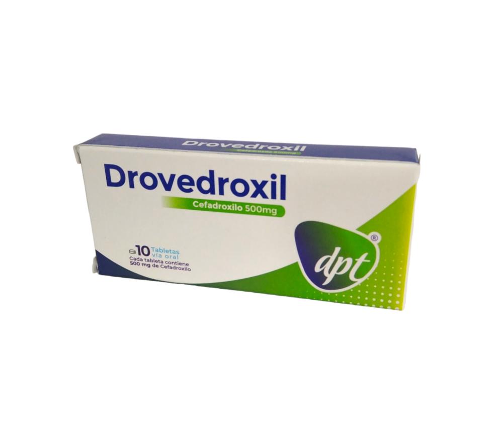 DROVEDROXIL CEFADROXILO 500MG X 10 TAB DPT