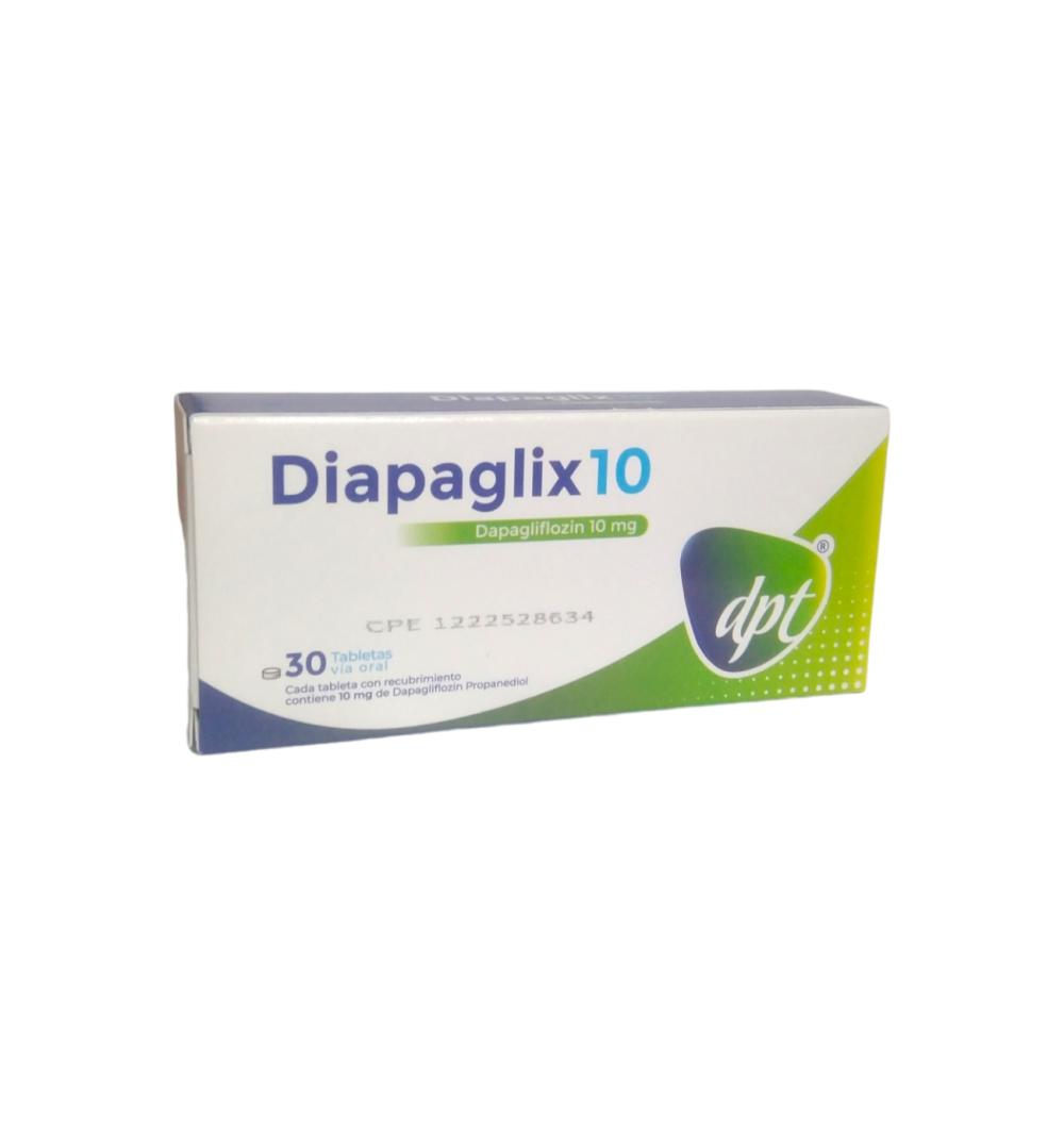 DIAPAGLIX10 DAPAGLIFLOZINA 10MG X 30 TAB DPT