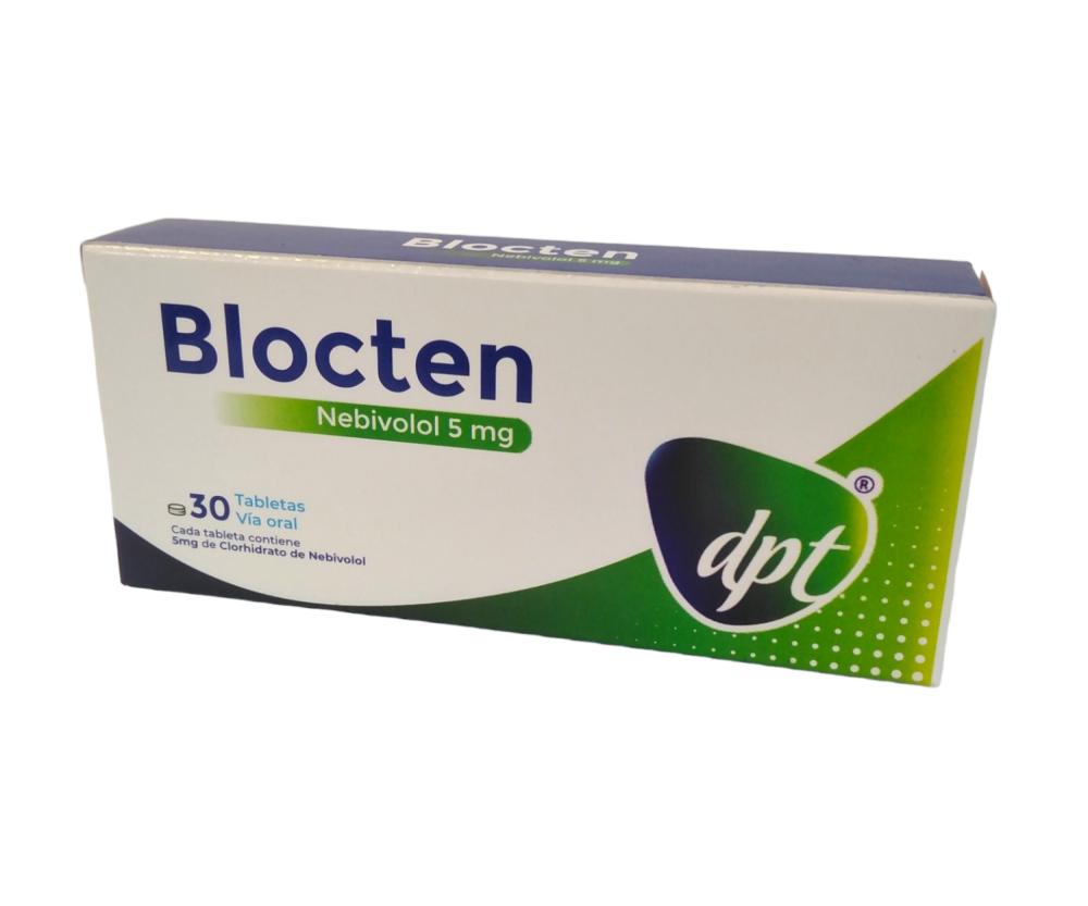 BLOCTEN NEBIVOLOL 5 MG X 30 TAB DPT