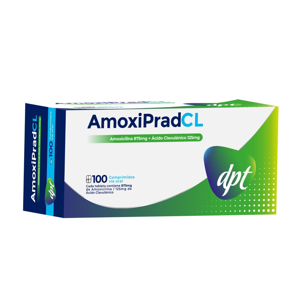 AMOXIPRAD-CL AMOXICILINA+ACIDO CLAVULANICO 875MG/125 MG X 16 TAB DPT