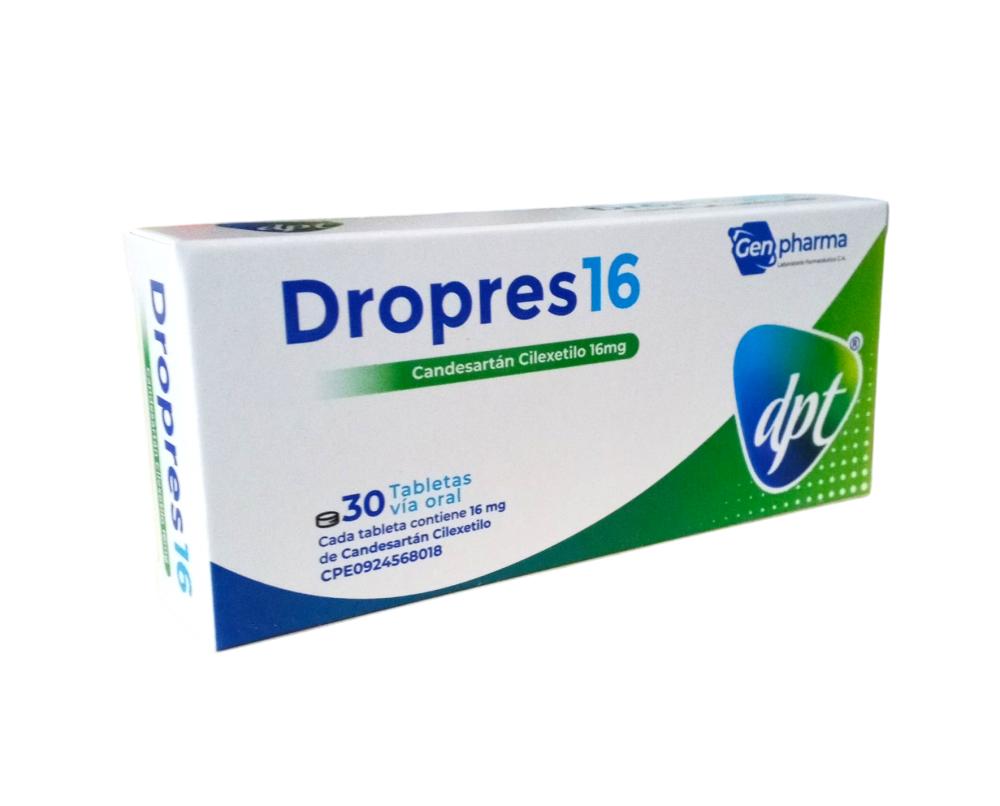 DROPRES 16MG 30TAB (CANDESARTAN) DPT