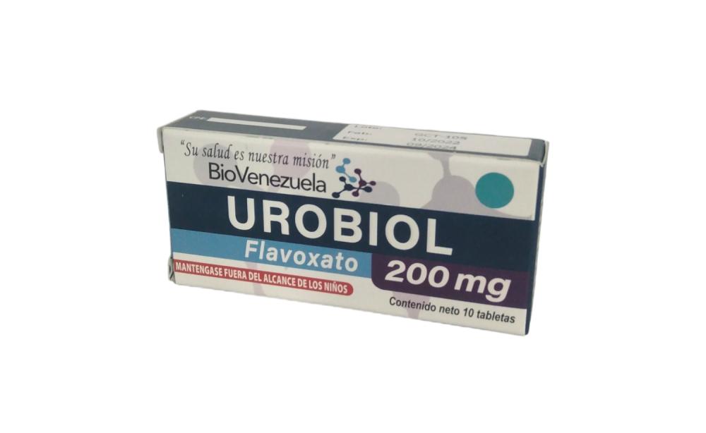 UROBIOL FLAVOXATO 200MG X 10 TAB BIOVENEZUELA
