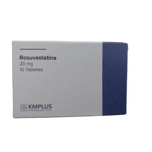 ROSUVASTATINA 20 MG X 10 TAB KMPLUS