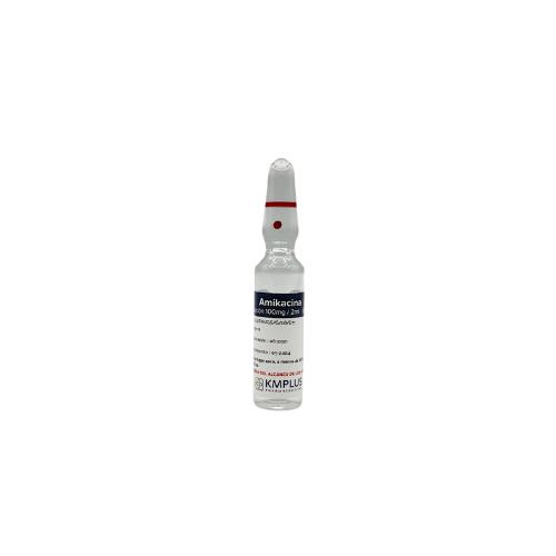 AMIKACINA 100MG/2MLO SOL INY IM/IV X 10 AMP KMPLUS